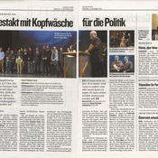 Kleine Zeitung_2015.12.15_ Festakt mit Kopfwäsche für die Politik