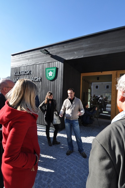 Kulturhaus Mörtschach - PREISTRÄGER HBP 2015 – Führung: Bürgermeister Richard Unterrainer