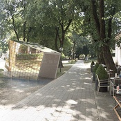 Installation Architektur reflektiert