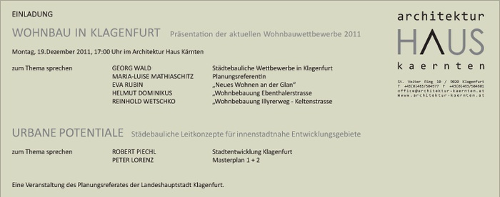 Wohnbau in Klagenfurt, Urbane Potentiale