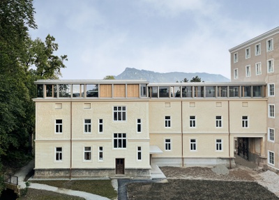 Umbau Ceconi Villa, Salzburg, dunkelschwarz ZT GmbH, huber-theissl architekten