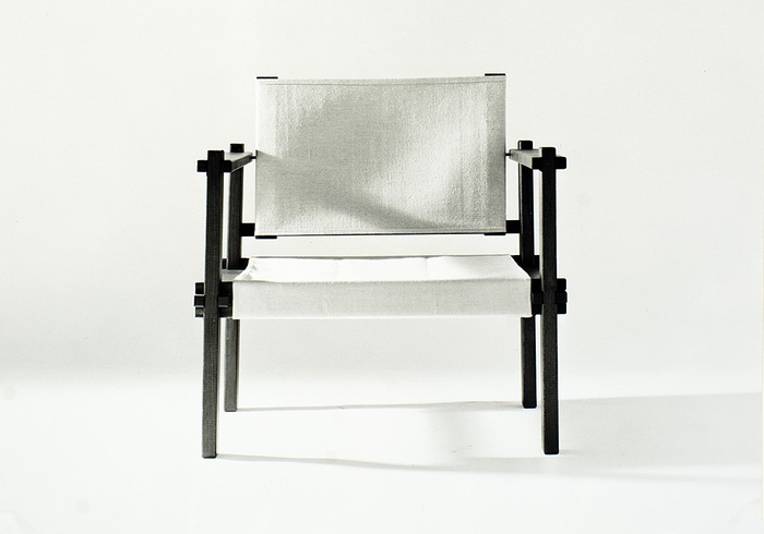 Egon Rainer, Sesselvariante aus dem Steckmöbelprogramm (zusammengebaut), ab 1968/69