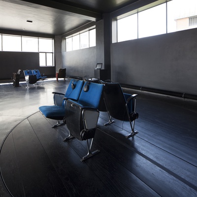 Blick in die Ausstellung "film foto foto film" im aut