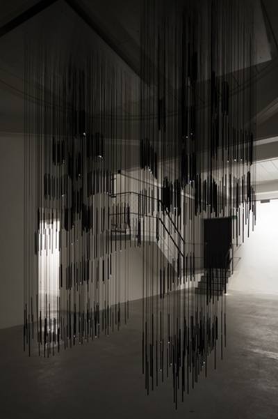 Blick in die Ausstellung "Rens Veltman: Infra und Ultra oder Colonise the Dark"