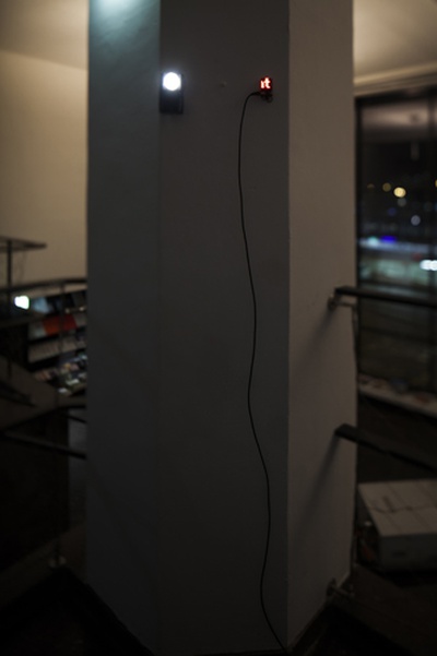 Blick in die Ausstellung "Rens Veltman: Infra und Ultra oder Colonise the Dark"