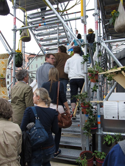 Die stattSTUBE war der zentrale Ort der Architekturtage 2012 in TIrol