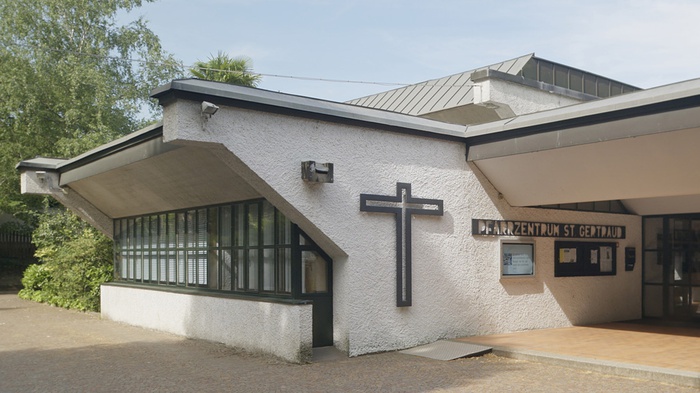 Othmar Barth, Pfarr- und Gemeindezentrum St. Gertraud, Bozen / Haslach, 1974 – 75