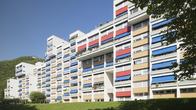 Othmar Barth, Wohnsiedlung Haslach, Bozen, 1974 – 84