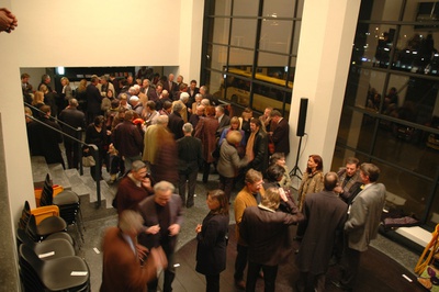 Eröffnung aut. architektur und tirol und Archiv für Baukunst am 14. Jänner 2005