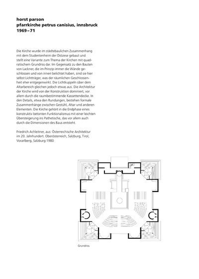 Einführungsseite Pfarrkirche Petrus Canisius
