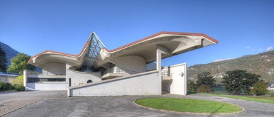 Othmar Barth, Schigymnasium, Internatsschule mit Heim für Schisportler, Stams, 1974–82