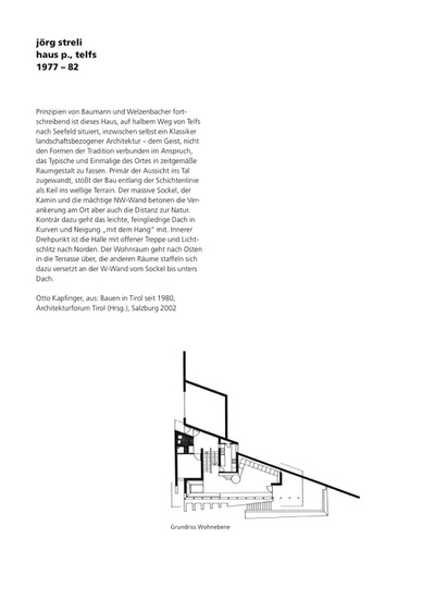 Einführungsseite Haus P.