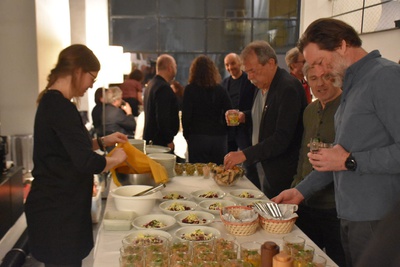 Abendessen mit Partnern, Sponsoren und Förderern im aut am 3. Feber 2024