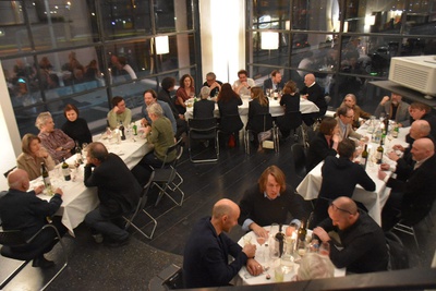 Abendessen mit Partnern, Sponsoren und Förderern im aut am 3. Feber 2024