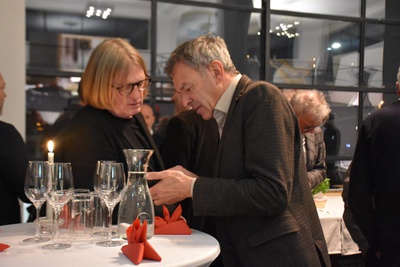 Abendessen mit Partnern, Sponsoren und Förderern im aut am 22. Feber 2025