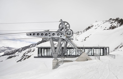 Falginjochbahn, Kaunertal, 2019 (Architektur: Baumschlager Hutter Partners)