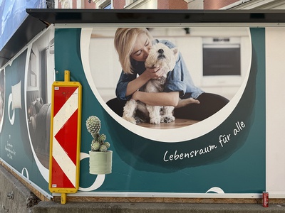 Bauzaun, Lieberstraße, Innsbruck