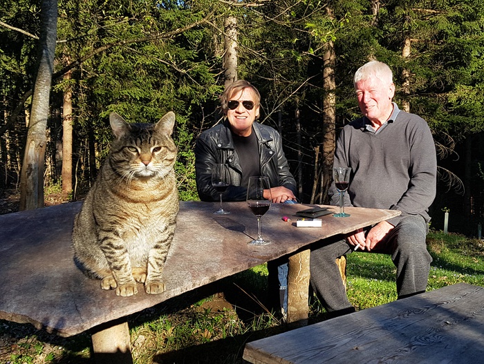 Reinhardt Honold mit Christian Aste im Mai 2019