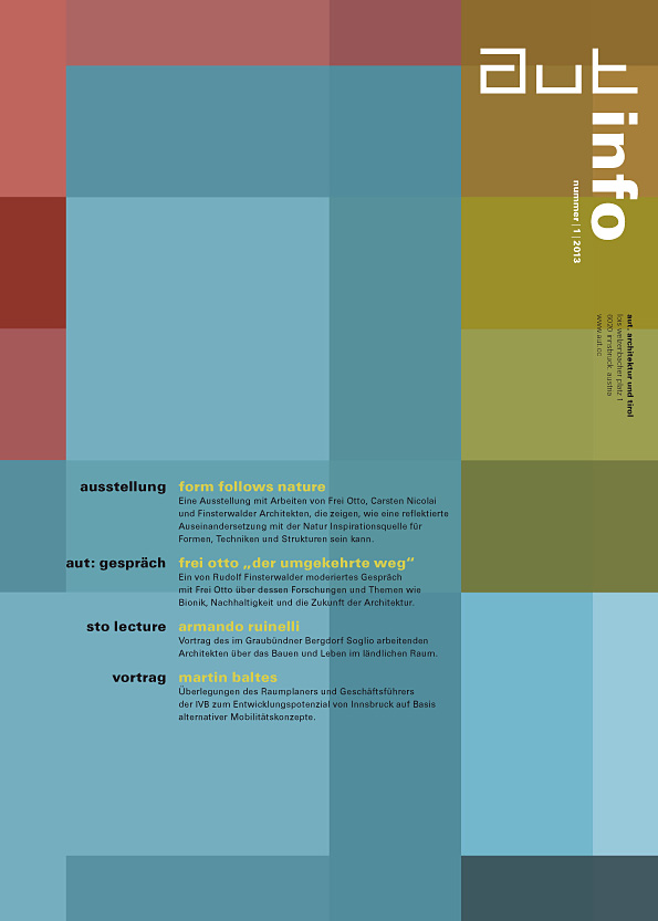 aut: info 1/13 — aut. architektur und tirol
