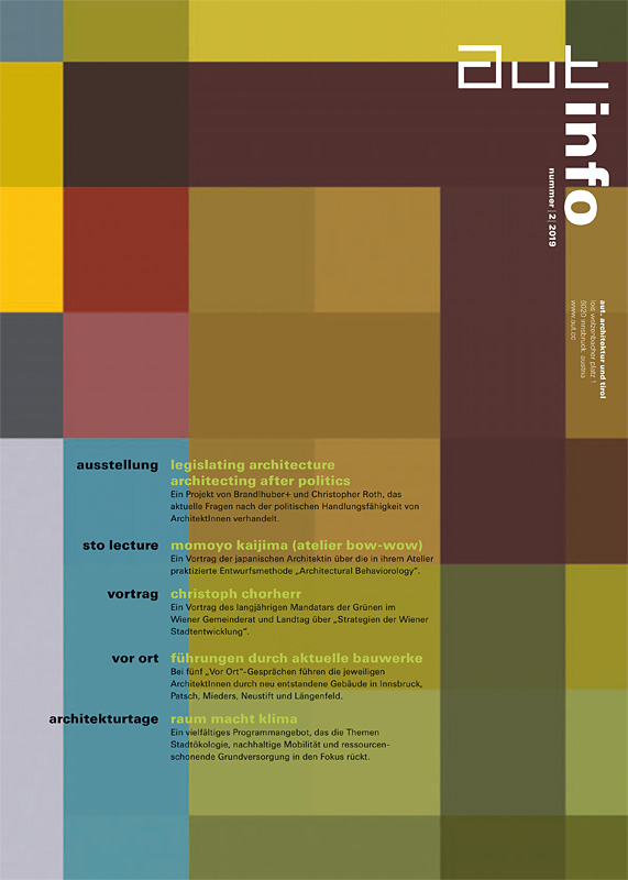 aut: info 2/19 — aut. architektur und tirol