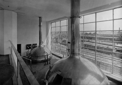 Brauraum Adambräu, historische Ansicht um 1930