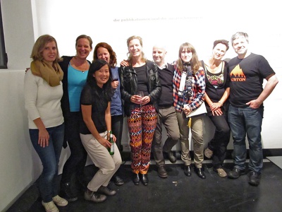 Ausstellungseröffnung und Feier "20 Jahre aut" – Kurzvorträge von Herwig van Staa (Landtagspräsident) und Arno Ritter (Leiter aut. architektur und tirol) und ein rauschendes Fest bis spät in die Nacht