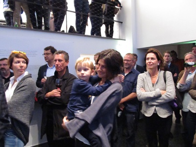 Ausstellungseröffnung und Feier "20 Jahre aut" – Kurzvorträge von Herwig van Staa (Landtagspräsident) und Arno Ritter (Leiter aut. architektur und tirol) und ein rauschendes Fest bis spät in die Nacht