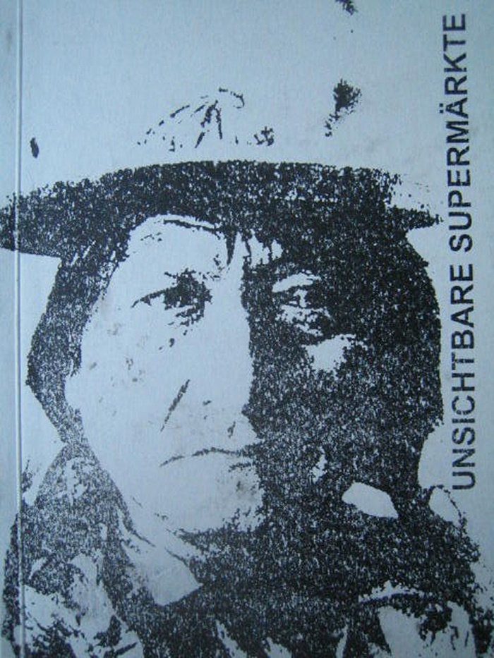 Referenzbild Wolfgang Pöschl: Buchcover „Unsichtbare Supermärkte“ (Tatanka Yotanka)
