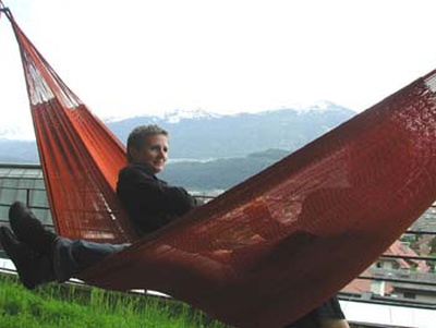 Höttinger Spaziergang mit Hängematte