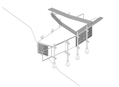 FreiRAUM, Fließ – © Skizze © Elias Walch FreiRAUM, Fließ