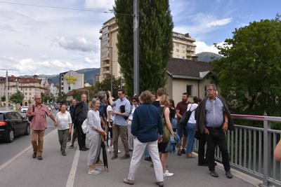 Spaziergang durch das Hauptbahnhofareal mit Max Rieder