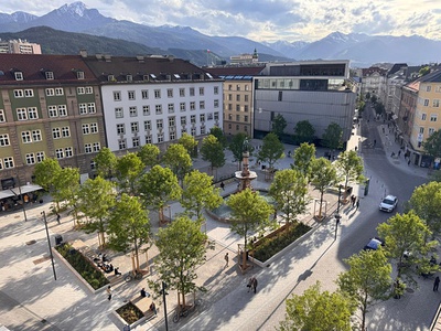 Bozner Platz, Innsbruck – © Landeshauptstadt Innsbruck, MA III, Tiefbau - Planung Bozner Platz, Innsbruck