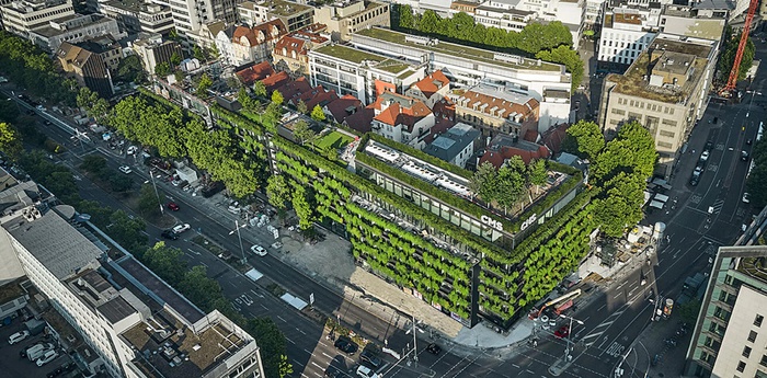 Werner Sobek, Calwer Passage, Stuttgart