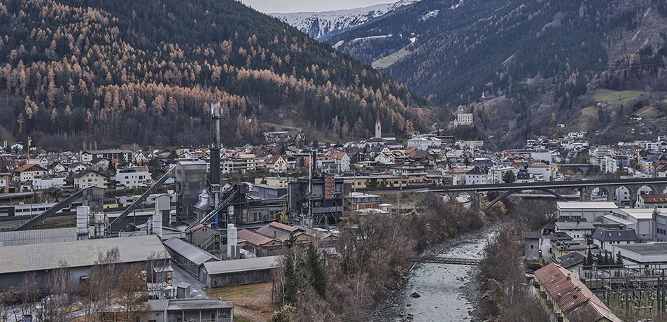 Blick auf Landeck – © Günter Richard Wett Blick auf Landeck