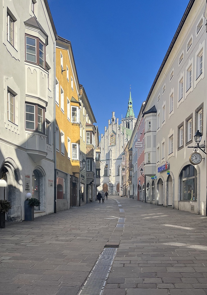 Blick in die Altstadt von Schwaz