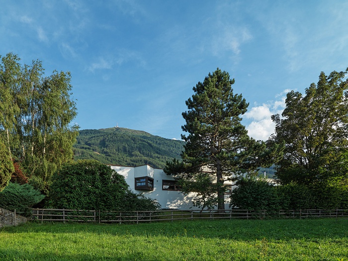 Hanno Schlögl mit Dieter Mathoi, Haus Markl, Sistrans, 1971–73