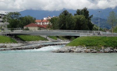 Tiflisbrücke an der Sillmündung, Innsbruck