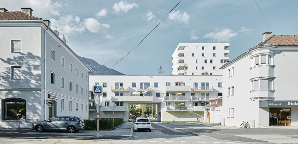 Südtiroler Siedlung Pradler Saggen, Innsbruck – © David Schreyer Südtiroler Siedlung Pradler Saggen, Innsbruck