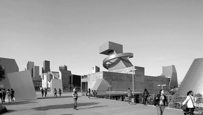 Coop Himmelb(l)au, High School for the Visual and Performing Arts, Los Angeles