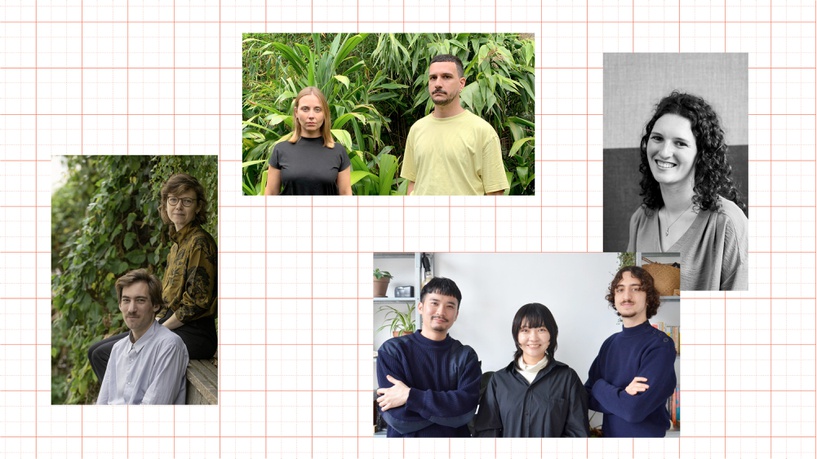 im Uhrzeigersinn von oben: Self office ©self-office, Roisin © Alan Connolly, PAN- PROJECTS © PAN- PROJECTS, Zwahlen Krupičková © Urban Cerjak