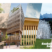Bilder: Rendering Erweiterung Salzburg Museum – Belvedere © Architekten Schenker Salvi Weber, Rendering Landesdienstleistungszentrum © Architekten Burtscher Durig, Auenwerkstatt © Photograph Leo Rosas, Igel © Photograph Andrew Phelps, Architekturhaus Salzburg © Volker Wortmeyer