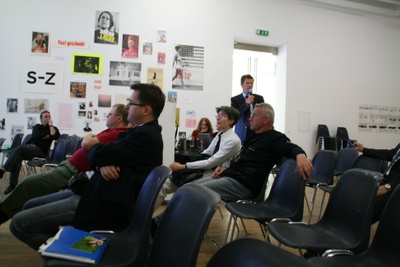 Veranstaltungsreihe „architektur pro+contra“: Wer plant …, Diskussion mit Stadtrat Dr. Martin Panosch; Foto: Jana Breuste