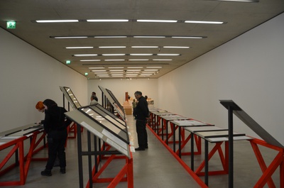 Ausstellung „Ungebautes Salzburg“ im Museum der Moderne Salzburg; Foto: Initiative Architektur