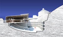 Überdachung Felsenreitschule