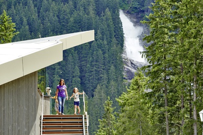 FLEOS architektur - Detailansicht - Wasserfallzentrum Krimmler Wasserfälle