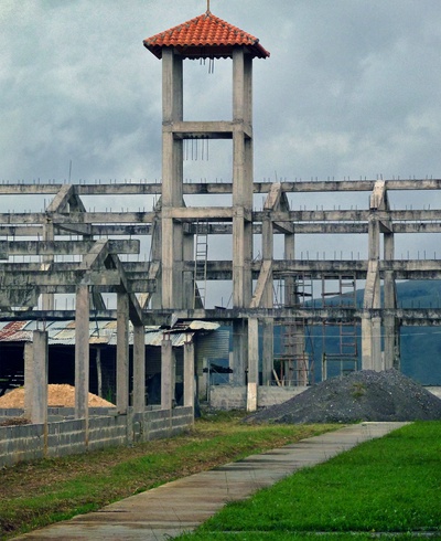 Rohbau der Klosterkirche, Yermo Camaldulense, Pregonero - Venezuela