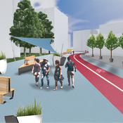 Campus Wifi, autofreie Zone