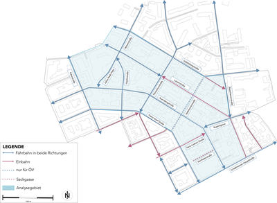 Andräviertel, Istzustand – © Victoria Cencic (FH Salzburg) Andräviertel, Istzustand