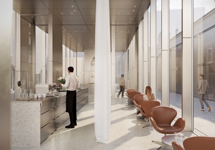 Festspielzentrum Pavillon Innen / Rendering