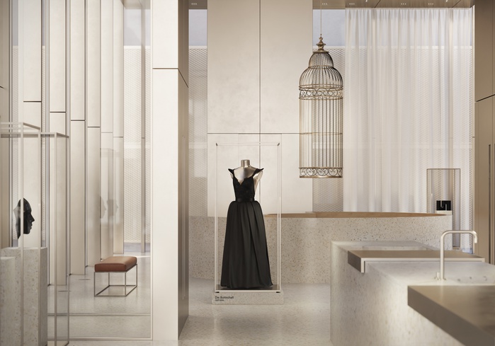 Festspielzentrum Pavillon Innen / Rendering